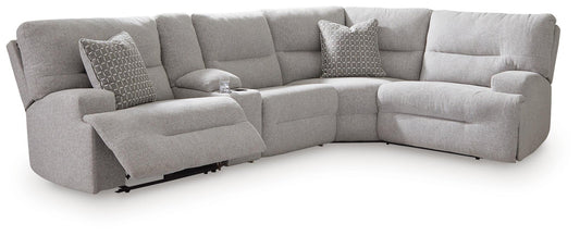 Acklen Place 5-Piece Power Reclining Sectional with Storage Console