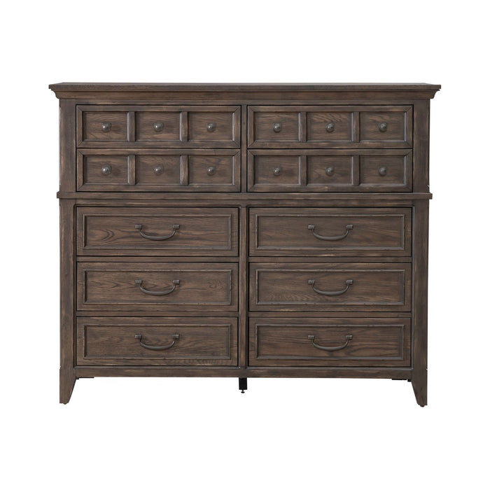 Paradise Valley - 10 Drawer Chesser - Saddle Brown