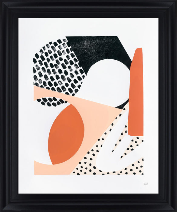 Terracotta Play - 28" x 34" Framed Wall Art