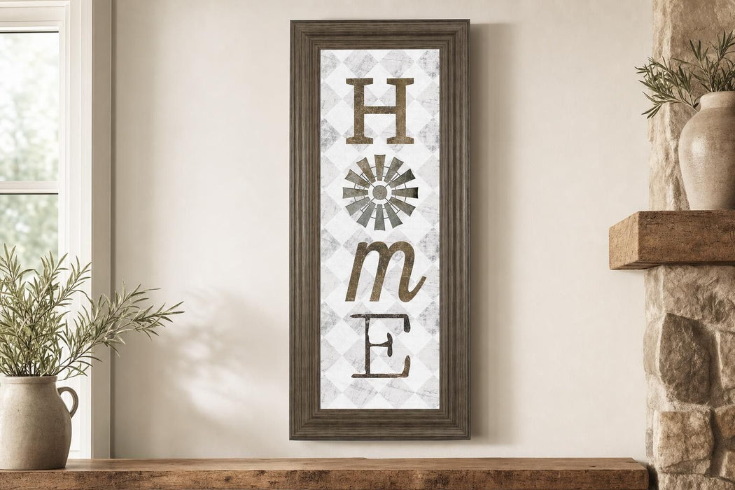 Home With Windmill Il By Marla Rae - Silver