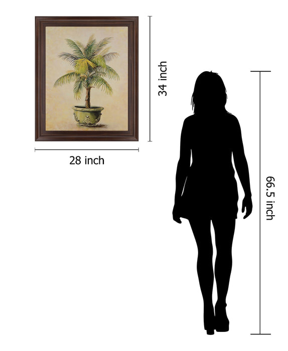 Verdant Fronds - 28" x 34" Framed Wall Art