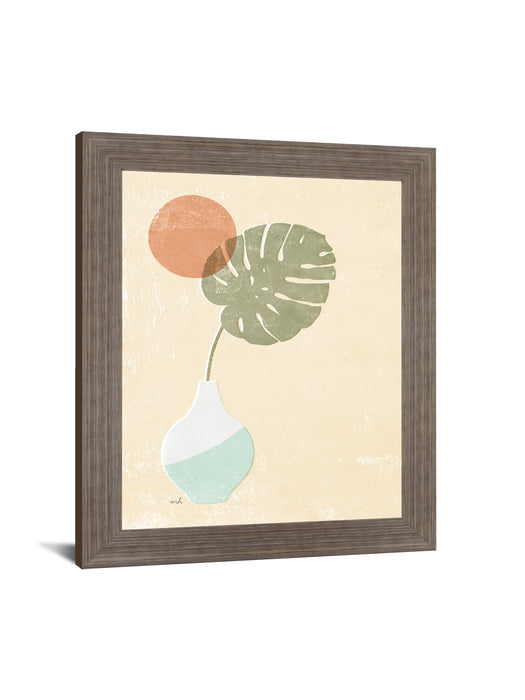 Verdant Silhouette - 28" x 34" Framed Wall Art