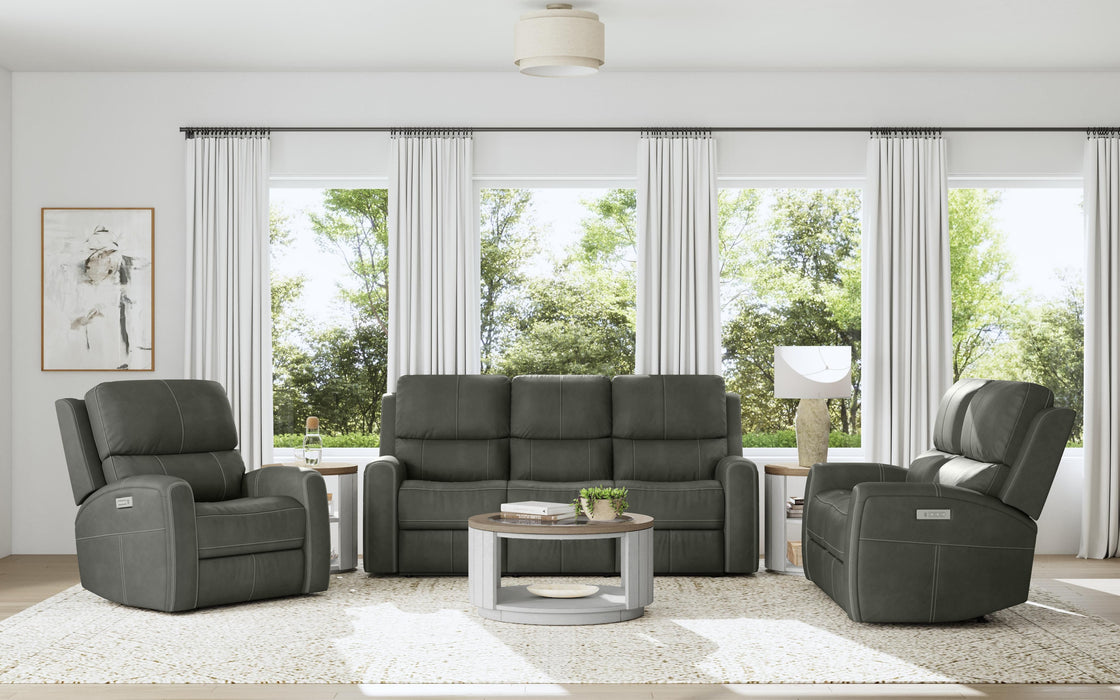 Linden - Power Reclining Loveseat With Power Headrests & Lumbar