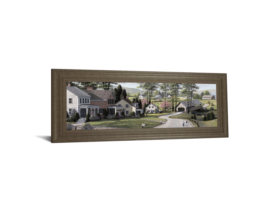 The Covered Bridge By Saunders B. - Green