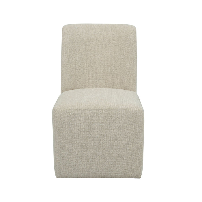 Waterfall - Upholstered Dining Chair (Set of 2) - Beige / Deep Ebony