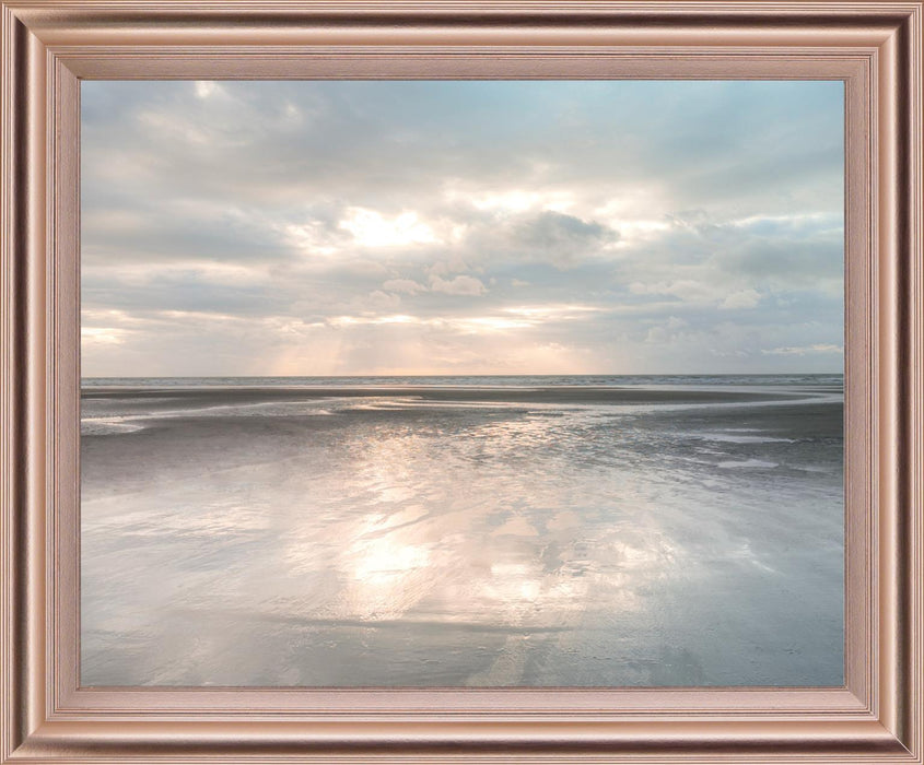 Tranquil Lightshore - 28" x 34" Framed Wall Art