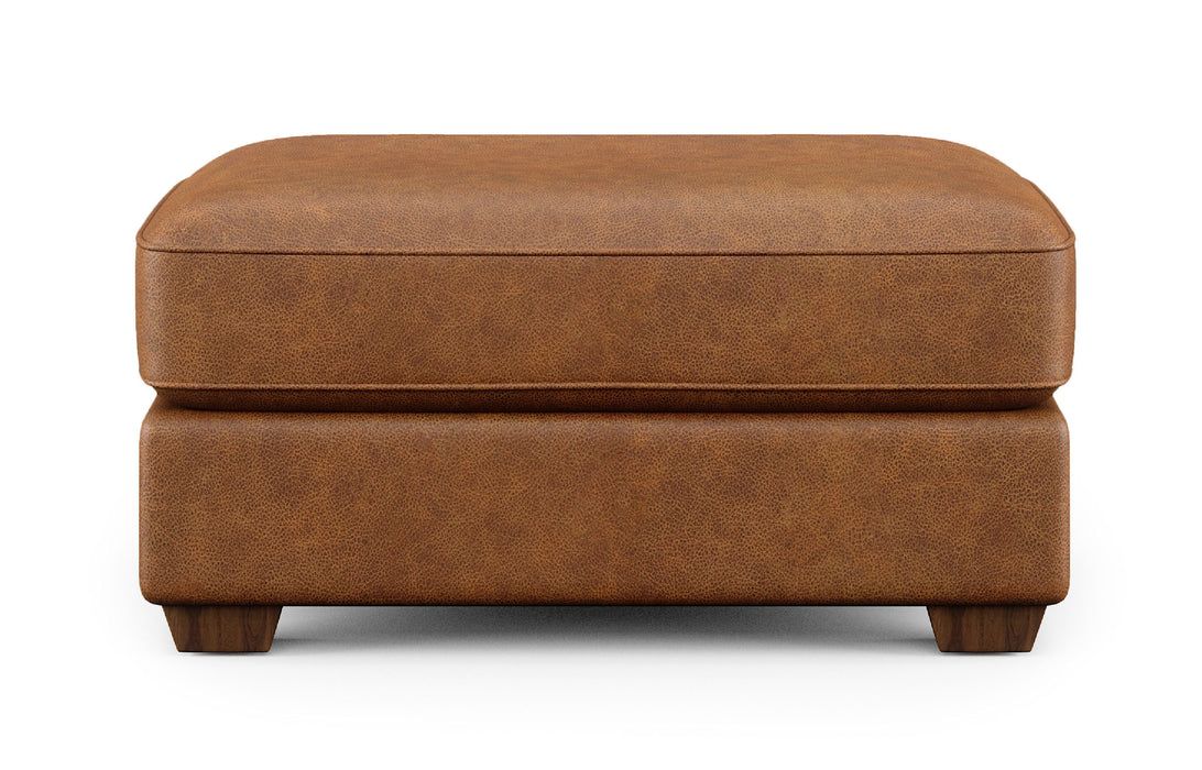 Thornton - Leather Cocktail Ottoman