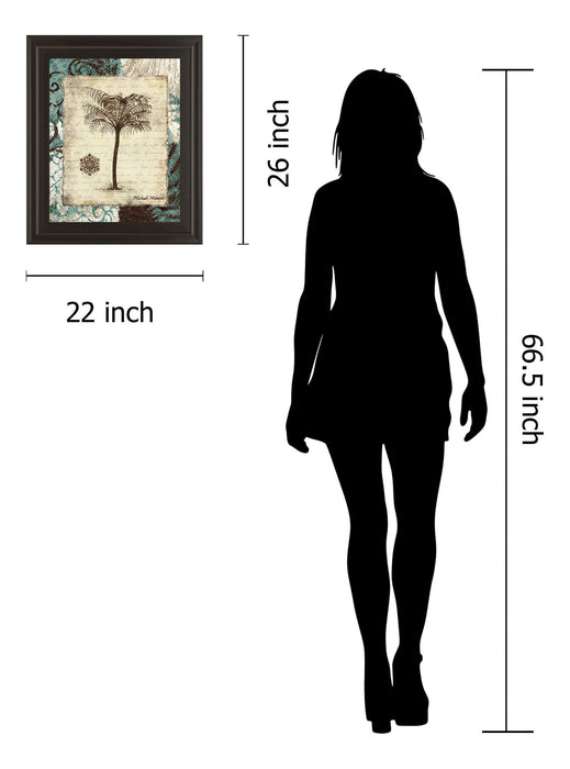 Secret Fern IV By Michael Marcon - Framed Print Wall Art - Dark Brown