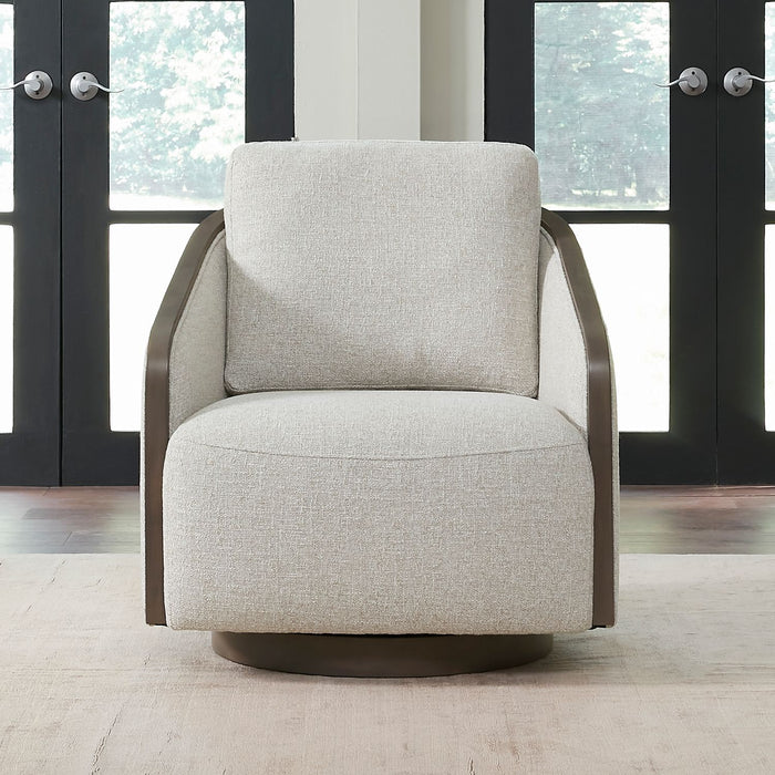 Nora - Upholstered Swivel Accent Chair
