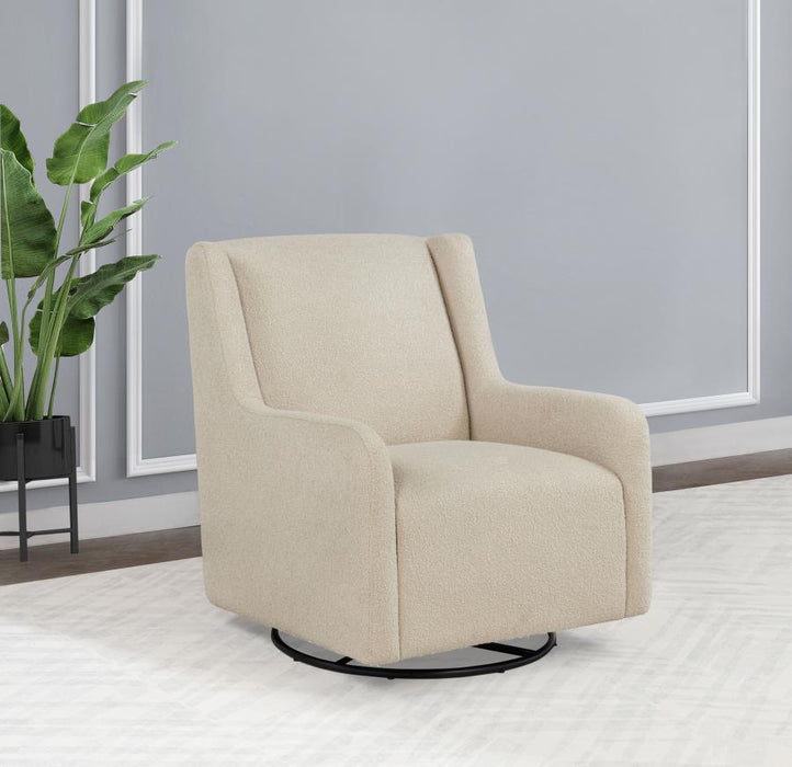 Serra - Boucle Upholstered Swivel Glider Recliner