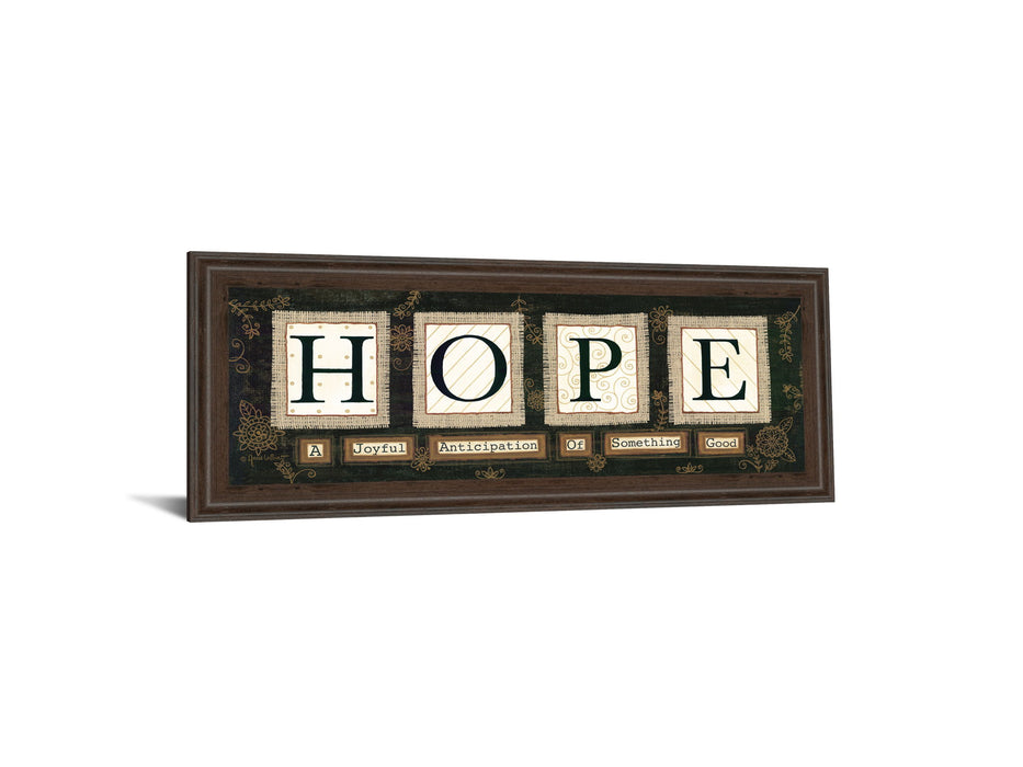 Hope By Anne Lapoint - Wall Art - Dark Brown