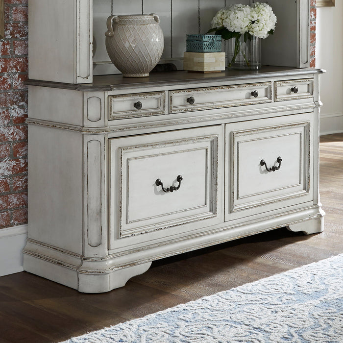 Magnolia Manor - Credenza - Antique White