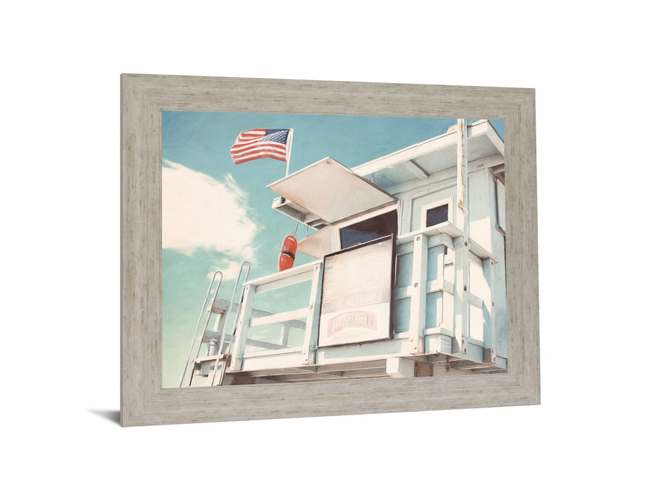 Seaside Watchtower - 28" x 34" Framed Wall Art