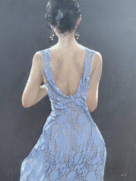 Lace Reverie - 40" x 30" Framed Wall Art