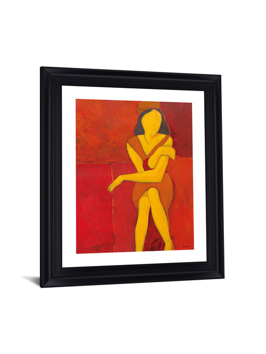 Golden Muse - 28" x 34" Framed Wall Art