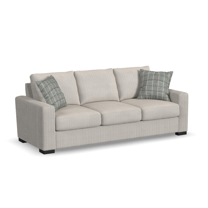 Theodore - Fabric Stationary Three-Cushion Sofa
