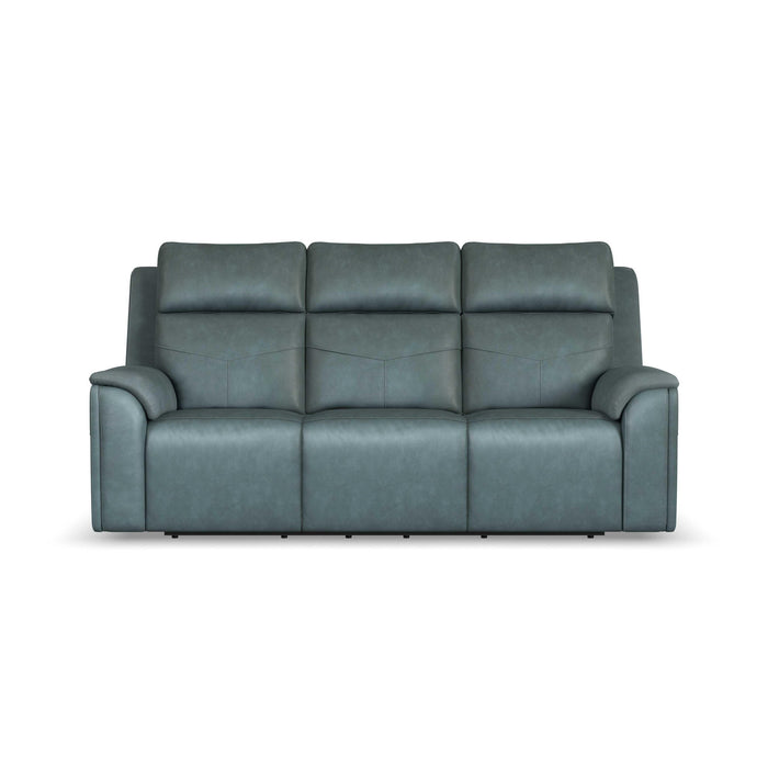 Vernon - Power Reclining Sofa With Console, Power Headrest, Lumbar, Heat & Massage