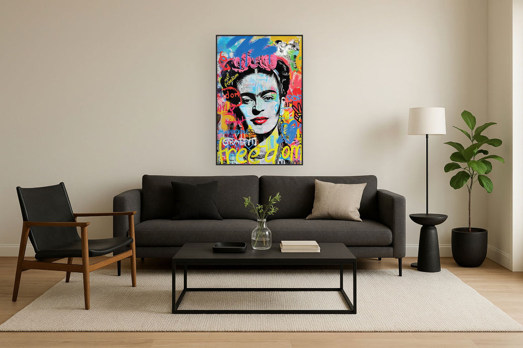 Urban Vivid Muse - 32" x 47" Framed Wall Art