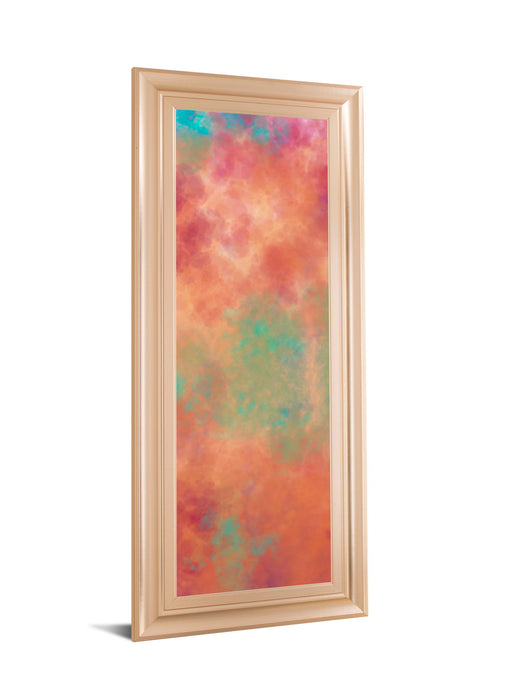 Vapor Il. A By Jason Johnson - Framed Print Wall Art - Red