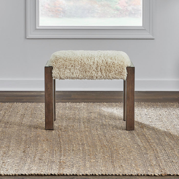 Broadmore - Upholstered Console Stool - Brown