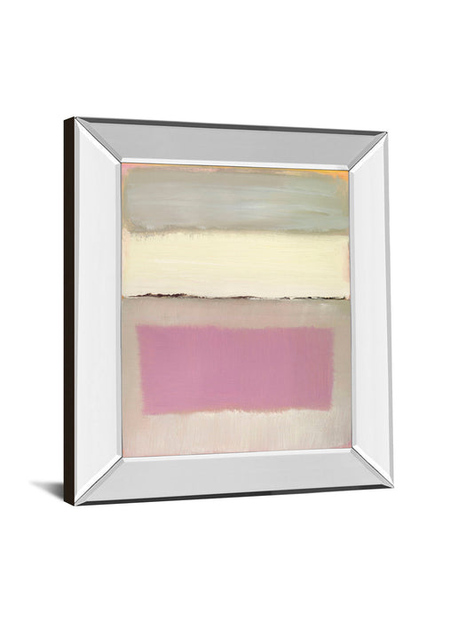 Twilight I By Caroline Gold - Mirror Framed Print Wall Art - Purple