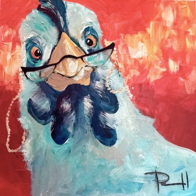 Gallery Wrapped Giclee On Canvas 0,3 Knife Texture 1.5 Stretcher Bar - Red