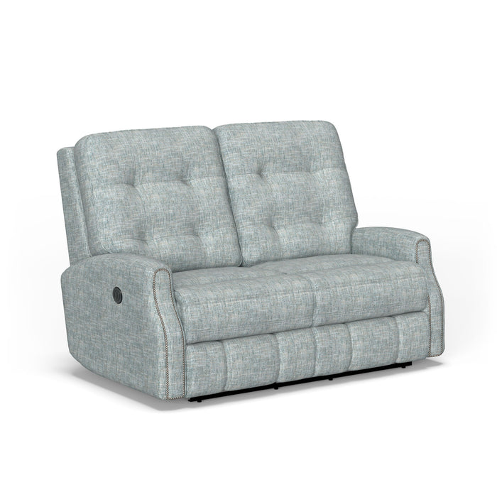 Devon - Reclining Loveseat, Nailhead Trim