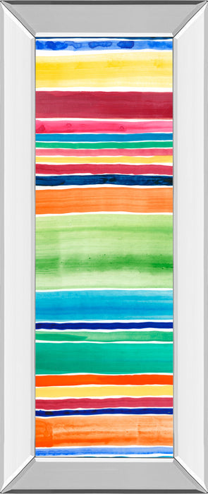 Cabana Panel I By Regina Moore - Mirror Framed Print Wall Art - Green