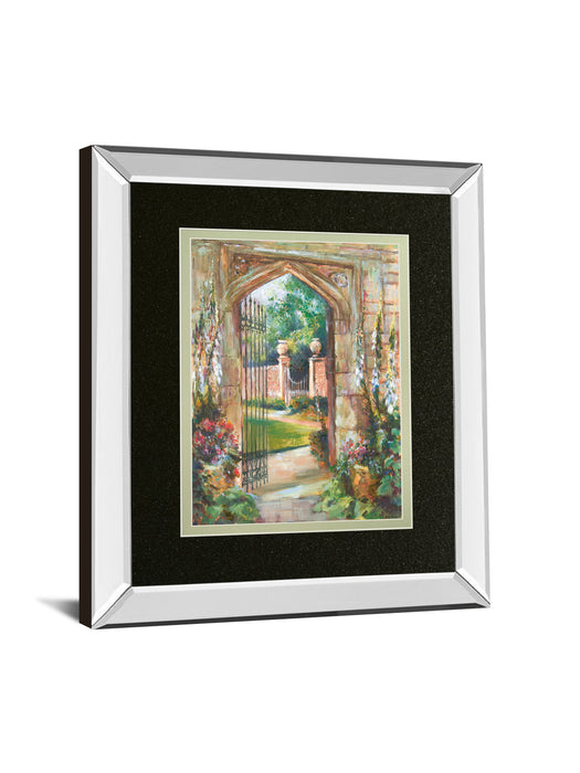 Invitation By Marysia - Mirror Framed Print Wall Art - Green