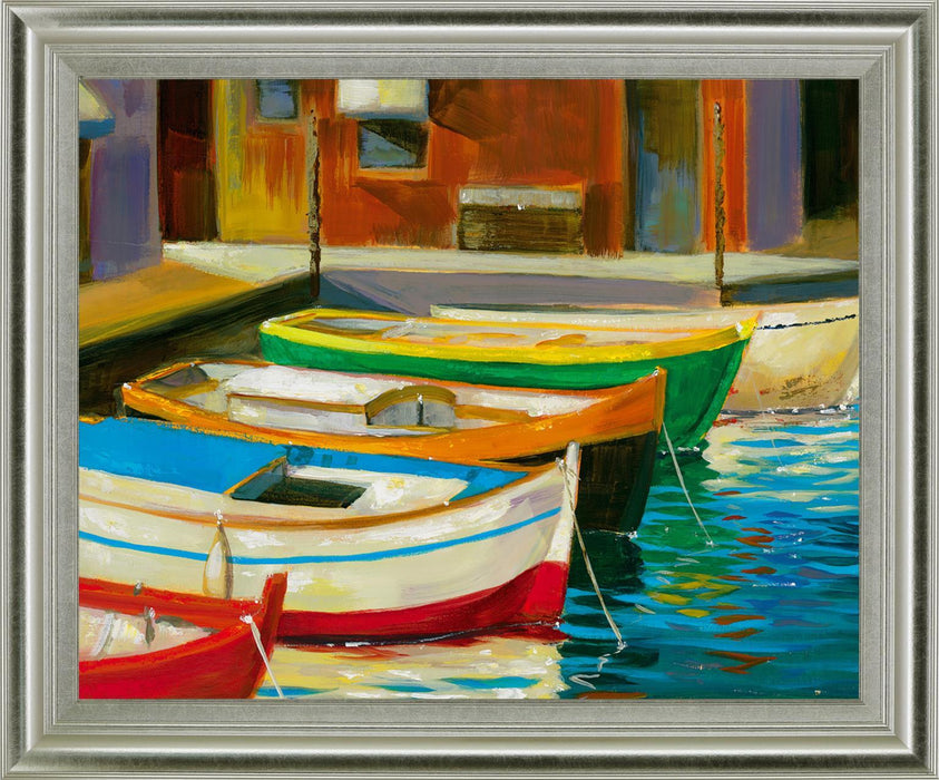 Harbor Glow - 28" x 34" Framed Wall Art