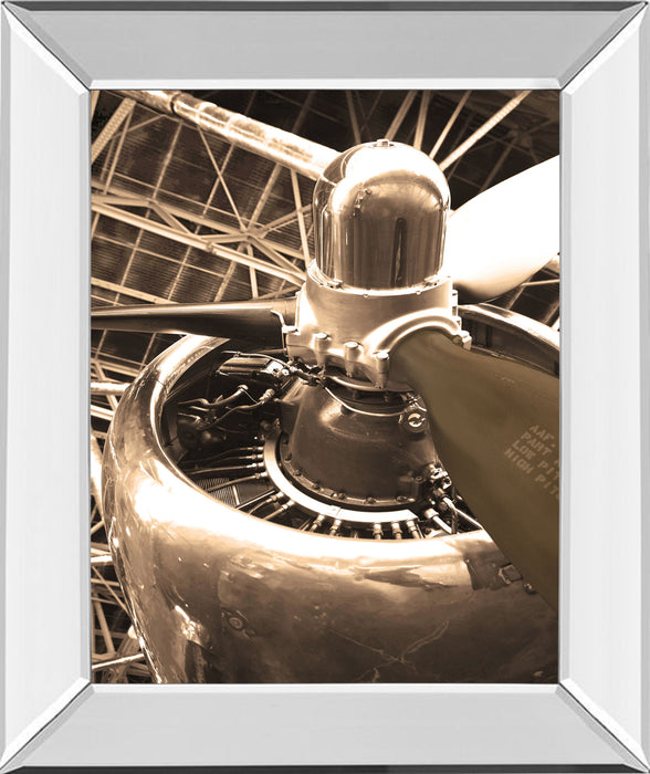 Dc4 Aircraft By Danita Delimont - Mirror Framed Print Wall Art - Gold