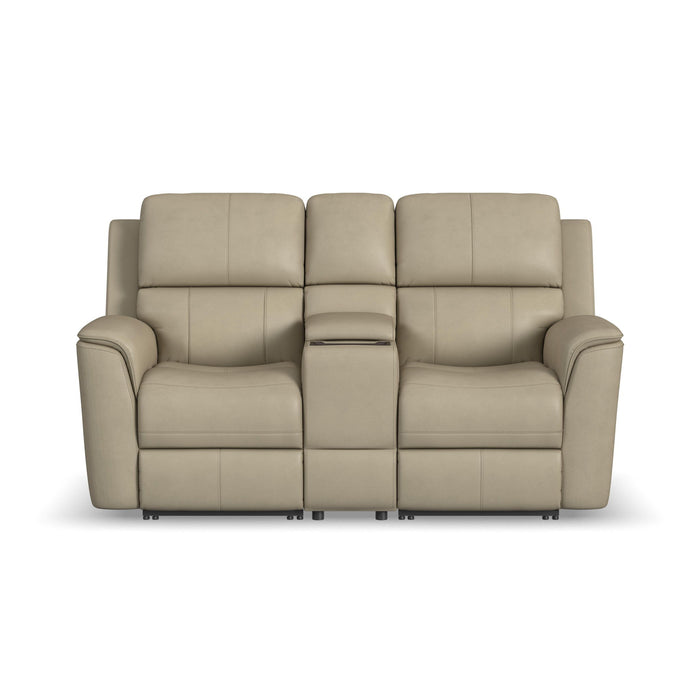 Henry - Power Reclining Loveseat With Console & Power Headrests & Lumbar