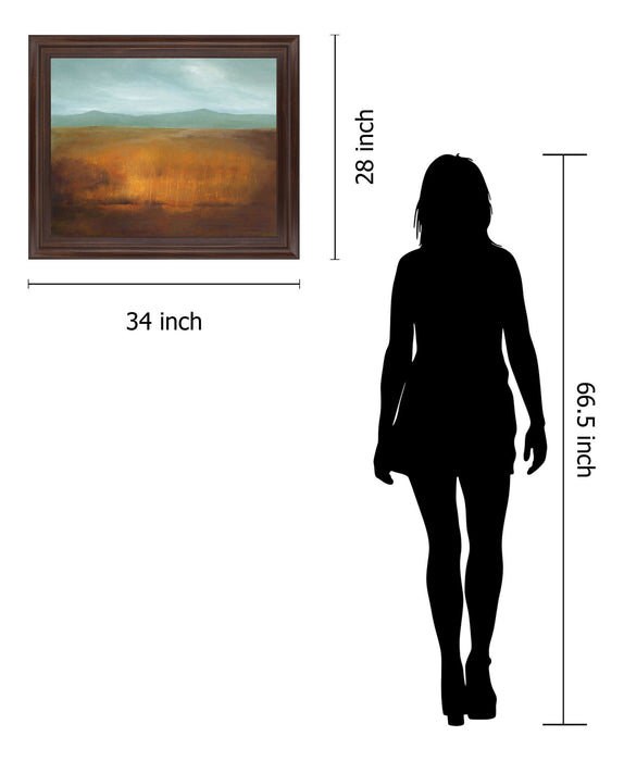 Golden Prairie - 28" x 34" Framed Wall Art