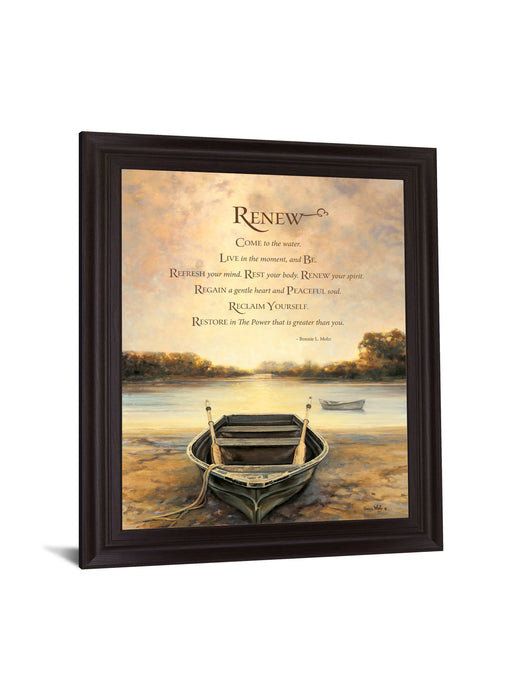 Golden Tranquility - 28" x 34" Framed Wall Art
