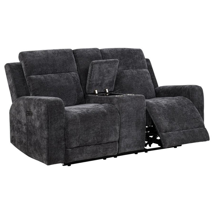 Kennett - Chenille Upholstered Power Reclining Loveseat