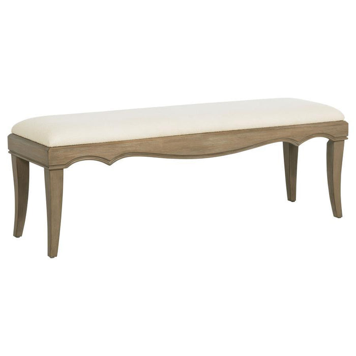 Revello - Upholstered Bench - Washed Mango