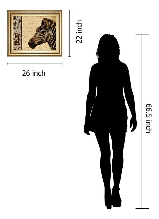 Madagascar Safari Il By Patricia Pinto - Framed Print Wall Art - Beige