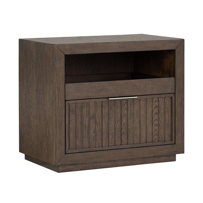 Athens - Open Nightstand - Dark Brown