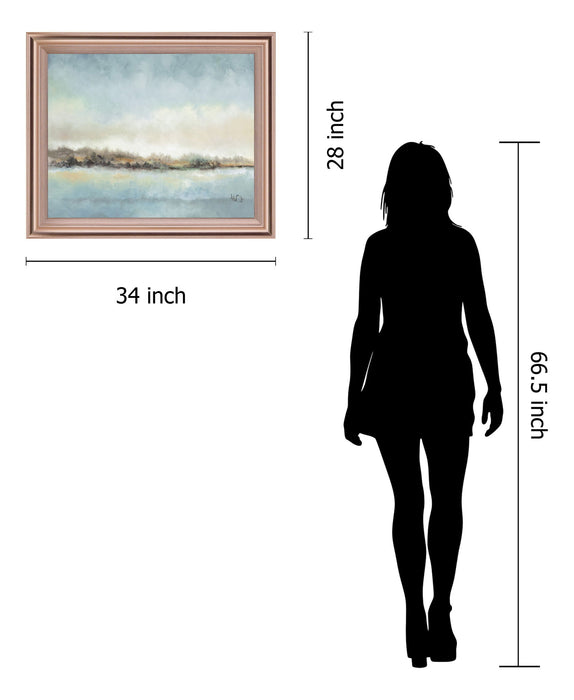 Mist Over Water - 28" x 34" Framed Wall Art