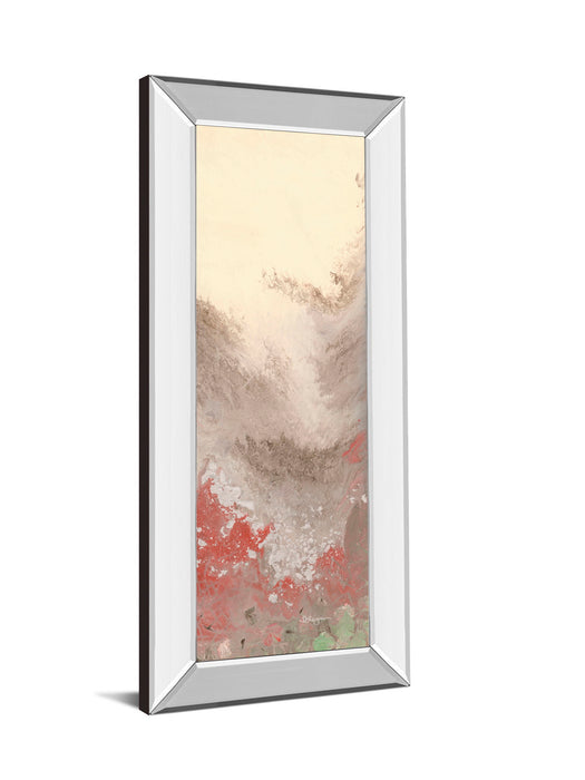 Sang Froid Il By Dlynn Roll - Mirror Framed Print Wall Art - Beige