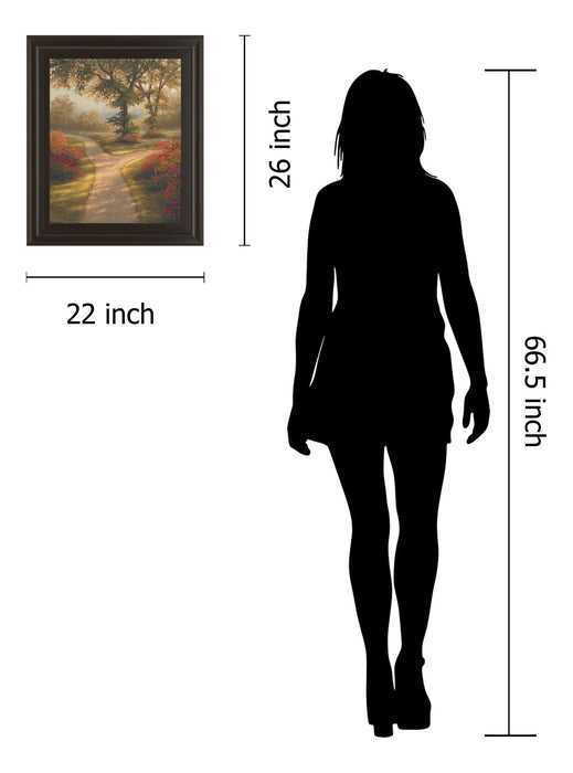 Morning Light Il By Michael Marcon - Framed Print Wall Art - Dark Brown