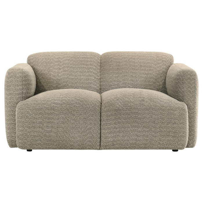 Dorset - Fabric Upholstered Round Track Arm Loveseat