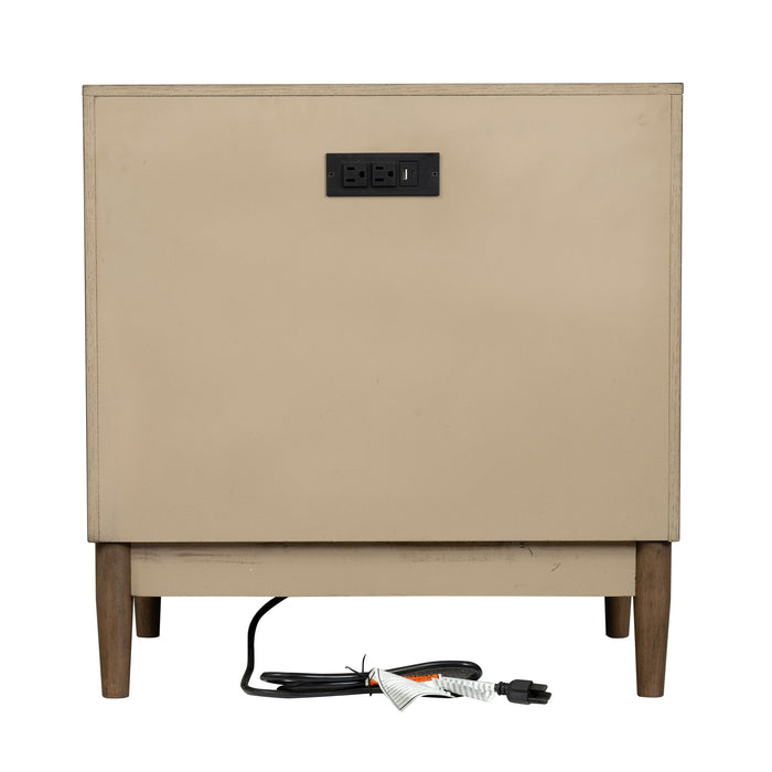 Verona - Nightstand - Light Brown