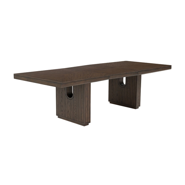 Athens - Rectangular Dining Table - Chocolate Brown