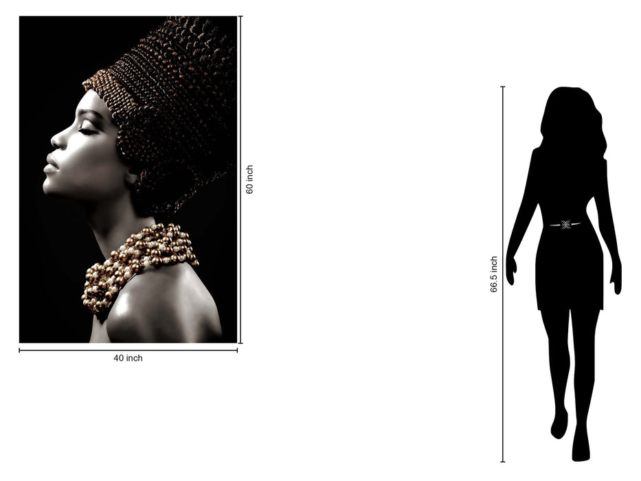 Floating Tempered Glass With Foil Dreams - Black