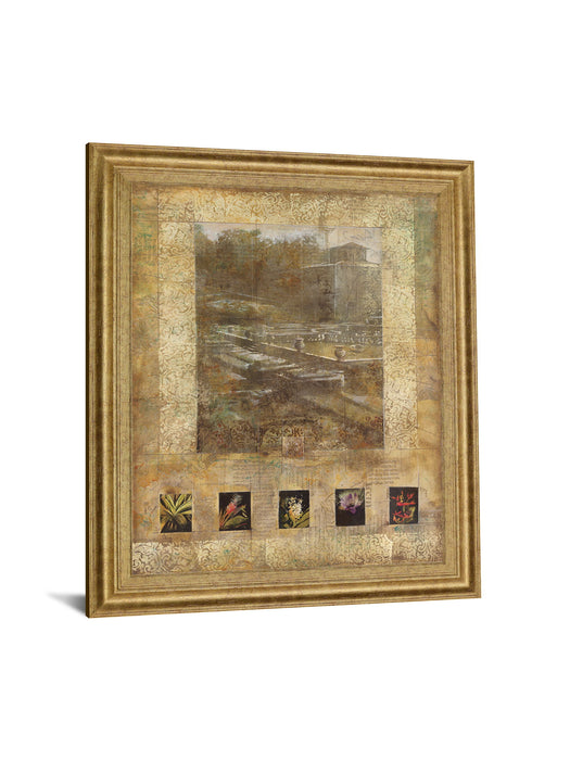 Tuscan Terrace Montage - 28" x 34" Framed Wall Art