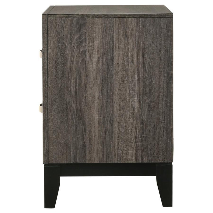 Watson - 2-Drawer Nightstand - Gray Oak