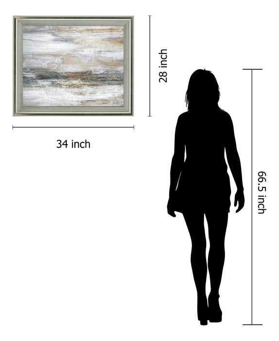 Dusty Drift - 28" x 34" Framed Wall Art