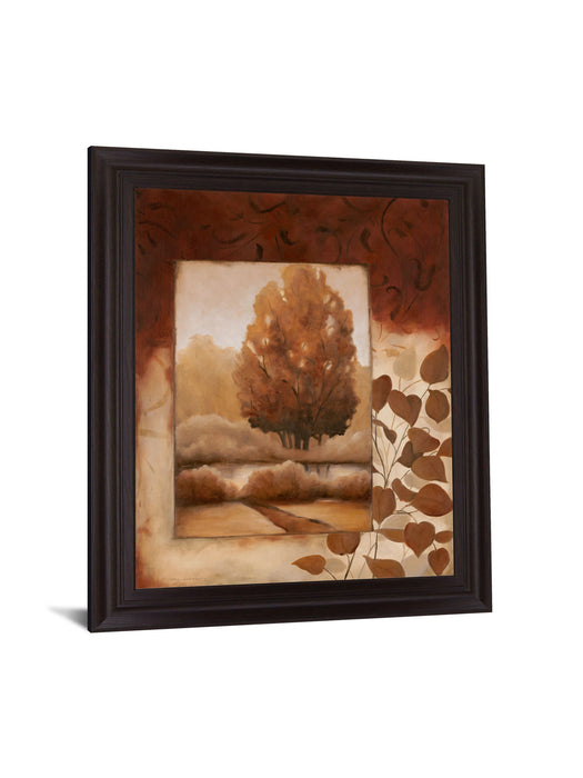Copper Woodland View - 28" x 34" Framed Wall Art