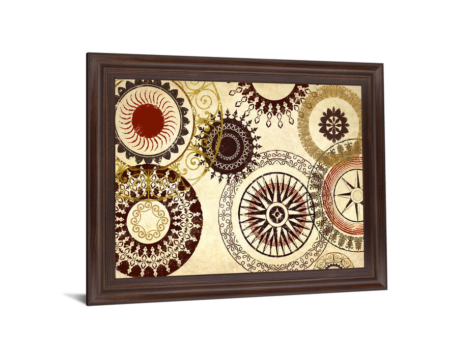 Sunburst Medallion - 28" x 34" Framed Wall Art